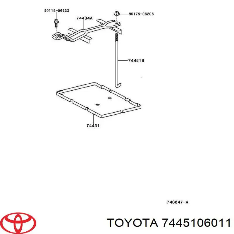  7445106011 Toyota