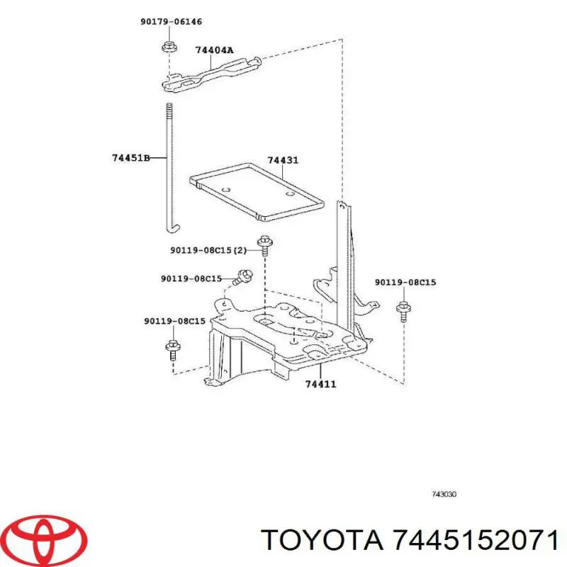 7445152071 Toyota 