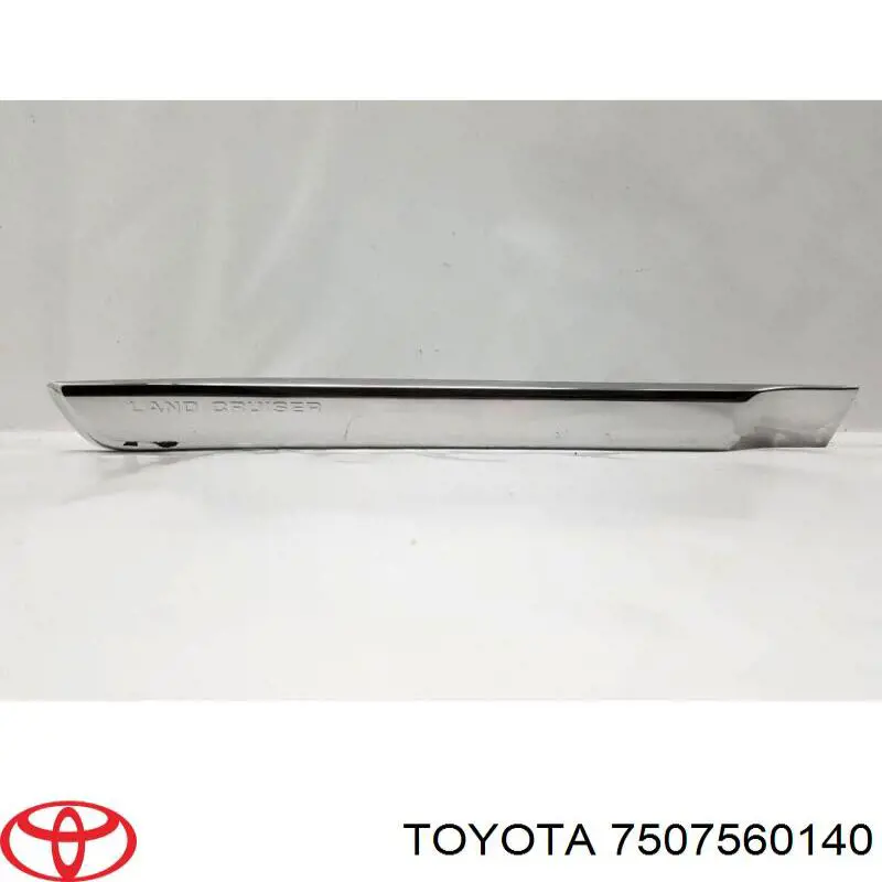 Moldura da porta traseira direita para Toyota Land Cruiser (J200)