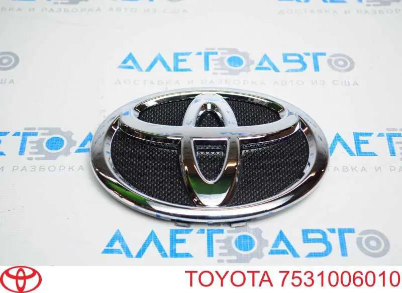 Эмблема решетки радиатора 7531006010 Toyota