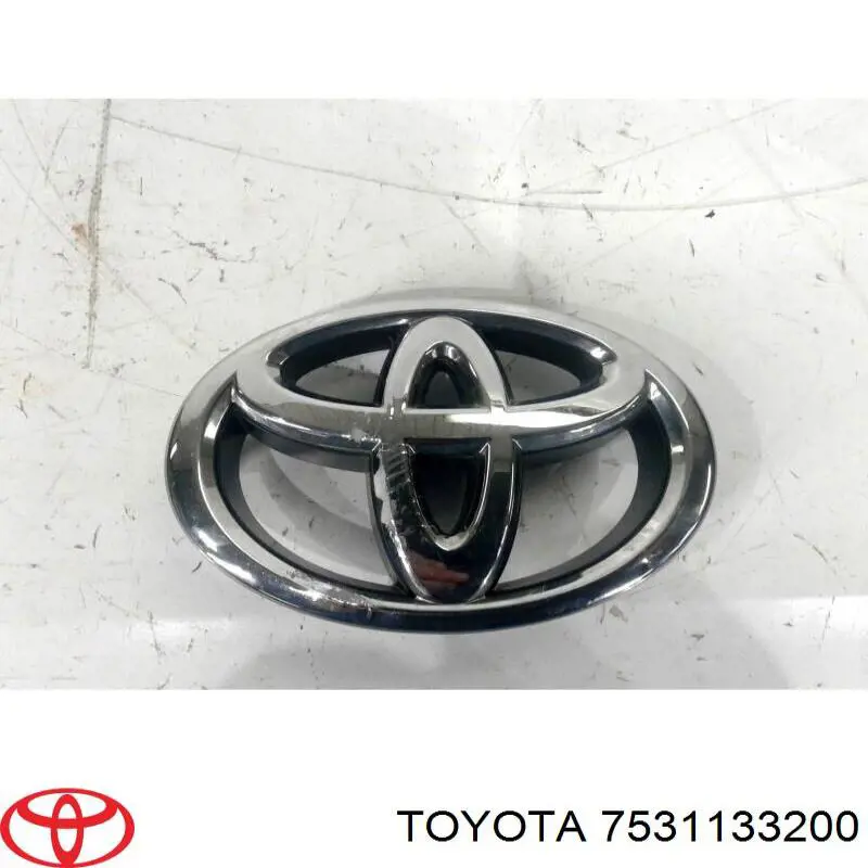 7531133200 Toyota эмблема решетки радиатора