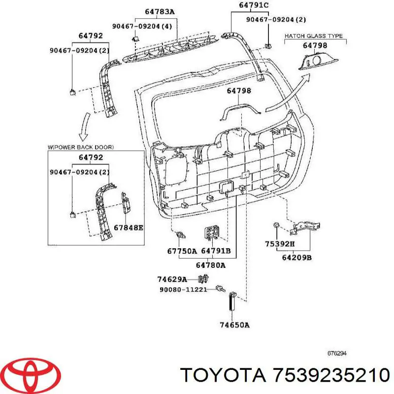 7539235210 Toyota 