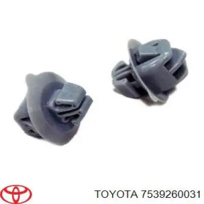 Пистон (клип) крепления накладок порогов Toyota 7539260031 цена, от 1.02 USD