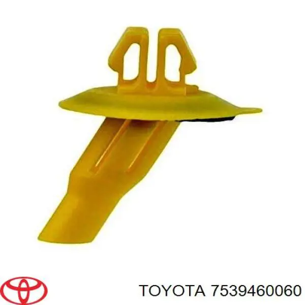 7539460060 Toyota cápsula (prendedor de fixação do forro do pára-choque do pára-lama dianteiro)