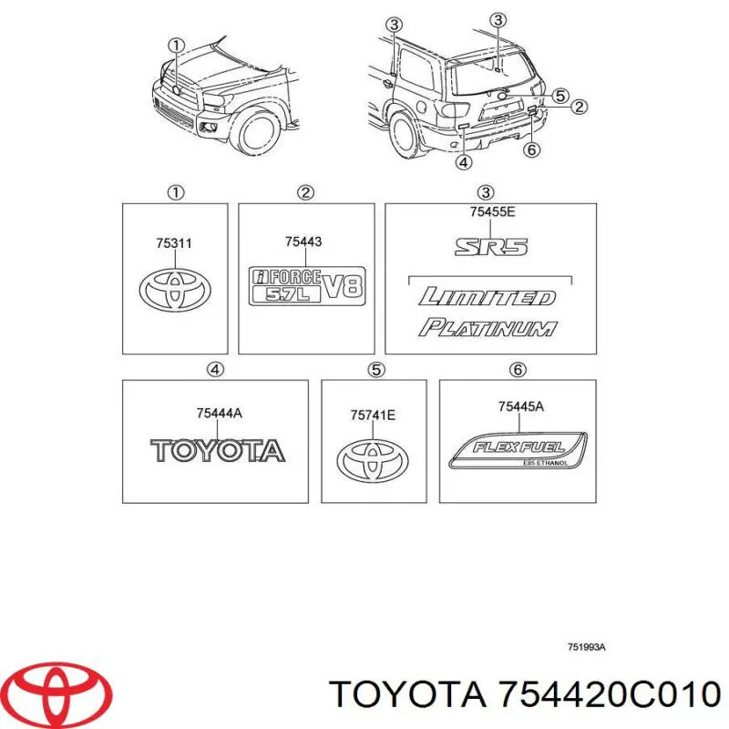 754420C010 Toyota 