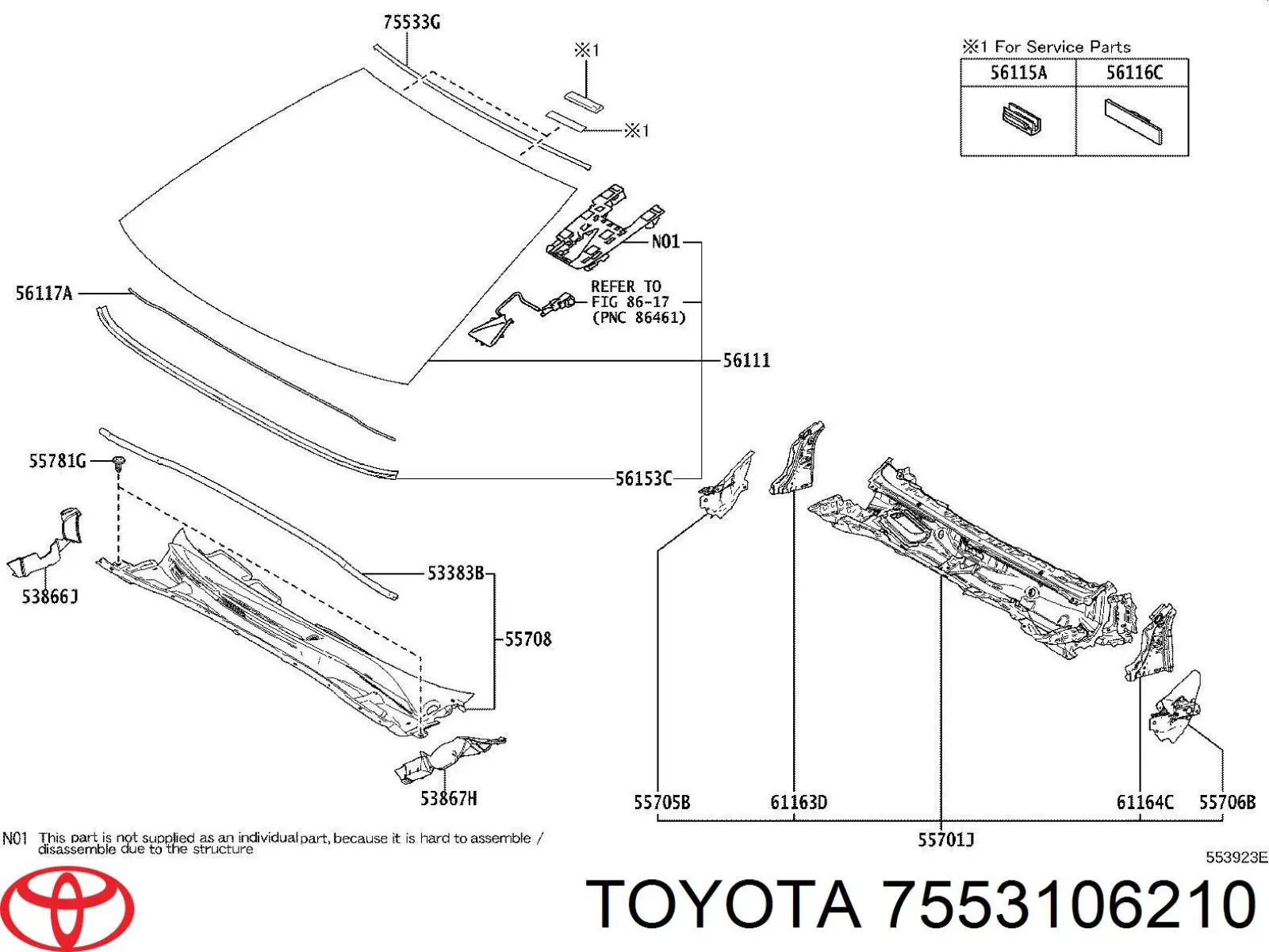 7553106210 Toyota 