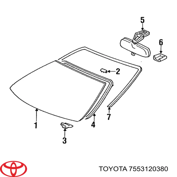 7553120380 Toyota 