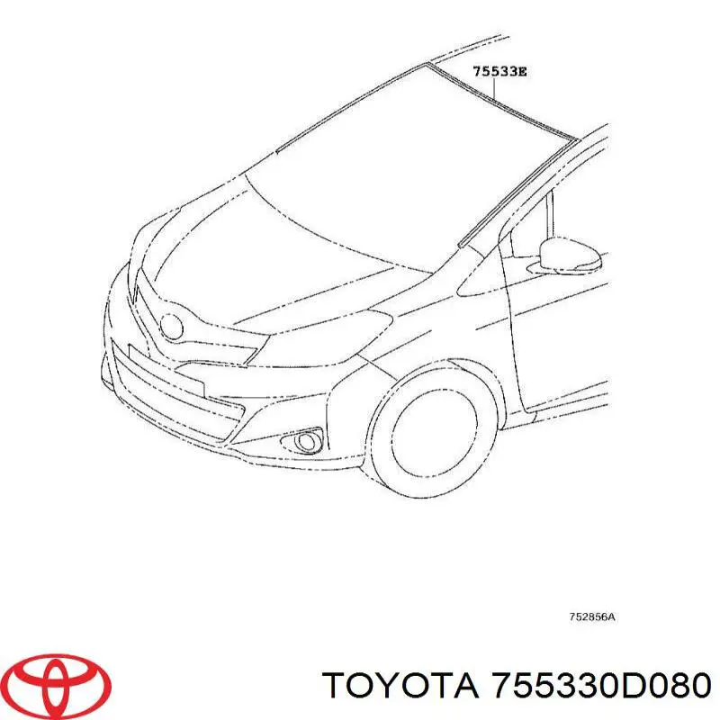 755330D080 Toyota 