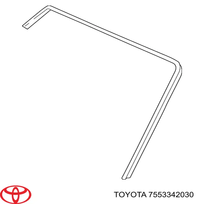 Уплотнитель лобового стекла на Toyota RAV4 I Cabrio 