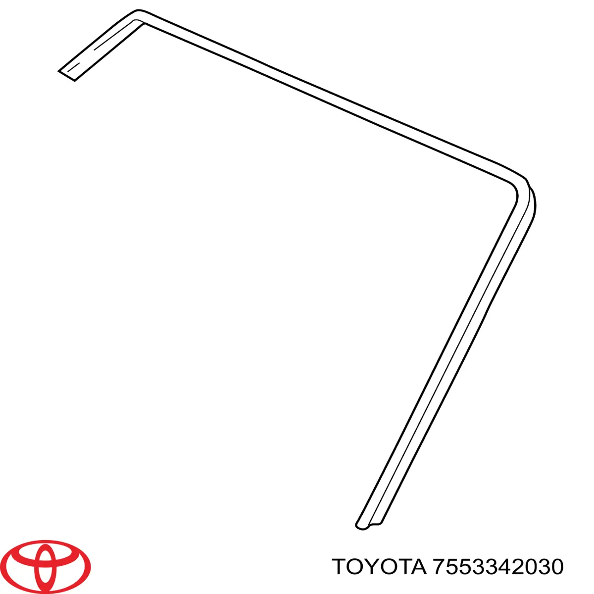 Прокладка лобового стекла на Toyota RAV4 I XA