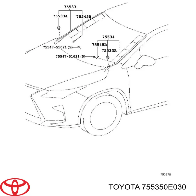 755350E030 Toyota