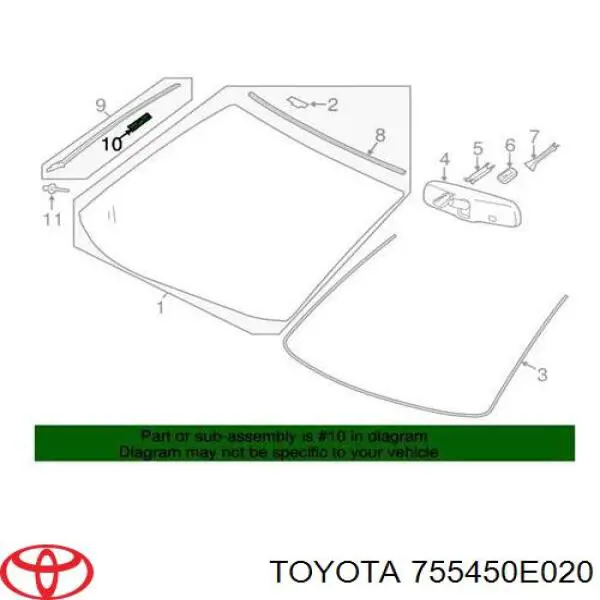 755450E020 Toyota 