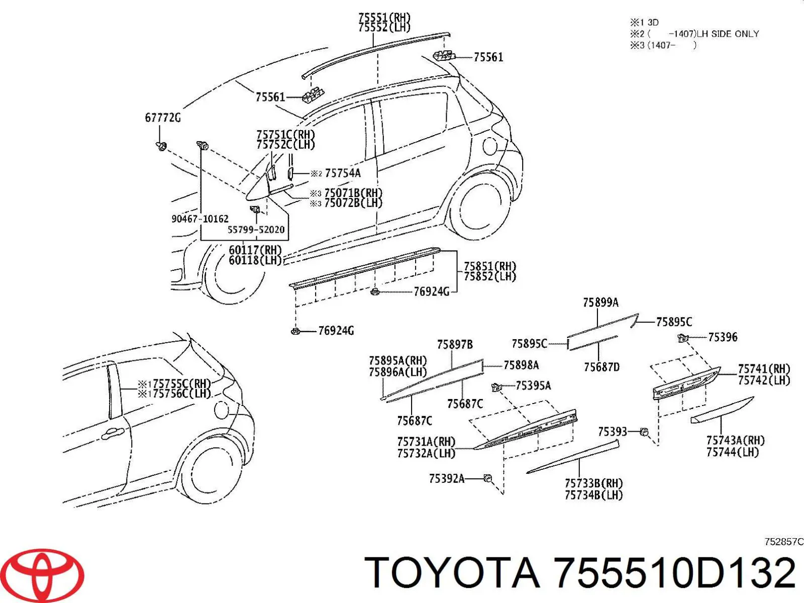  755510D132 Toyota