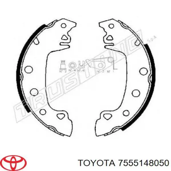 Молдинг крыши правый 7555148050 Toyota