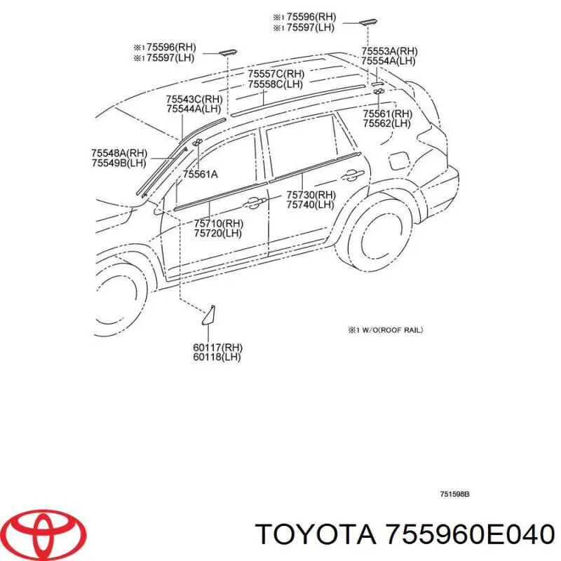 755960E040 Toyota 