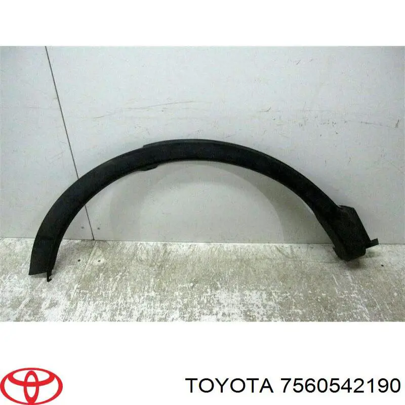 Расширитель (накладка) арки заднего крыла правый Toyota 7560542190
