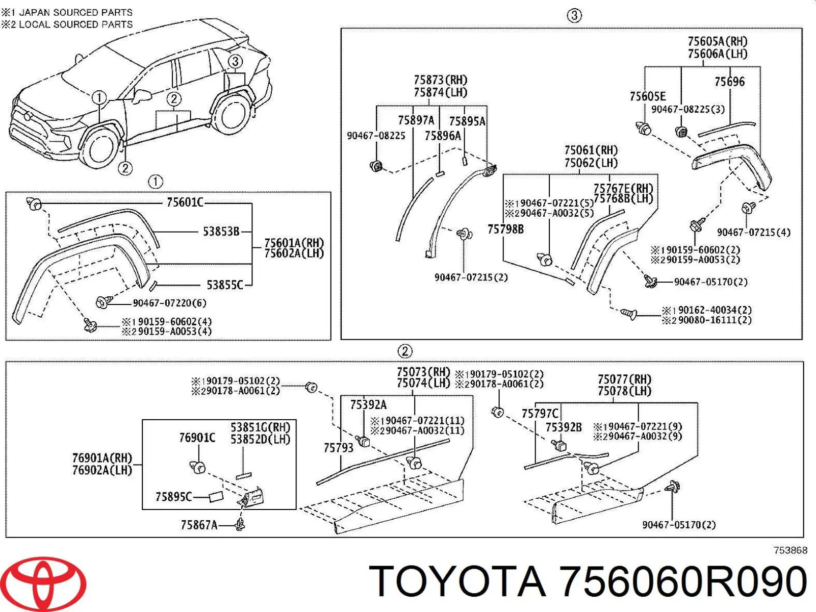  756060R090 Toyota