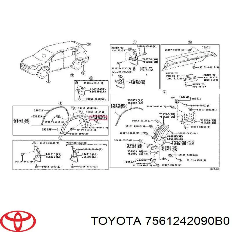 7561242090B0 Toyota 