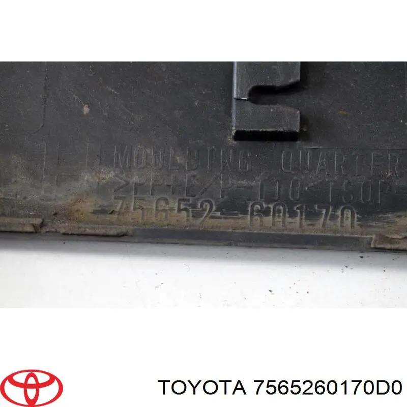  7565260170D0 Toyota