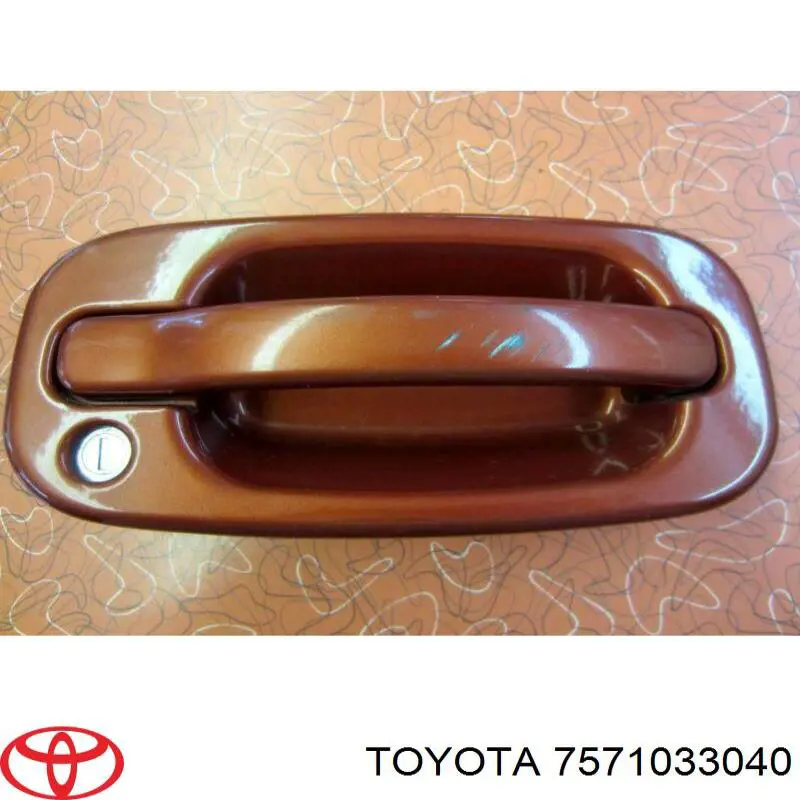 Молдинг опускного стекла двери передней правой 7571033040 Toyota