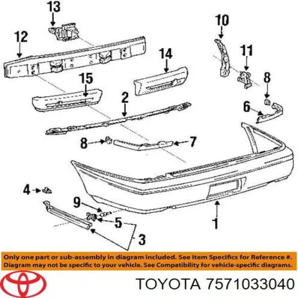 Молдинг опускного стекла двери передней, правой Toyota 7571033040