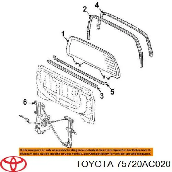 Купить 75720AC020 Toyota 