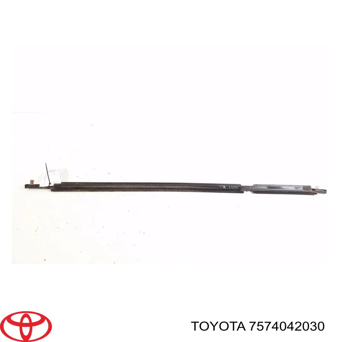 Moldura De Cristal De La Ventana De La Puerta Trasera Izquierda 7574042030 Toyota