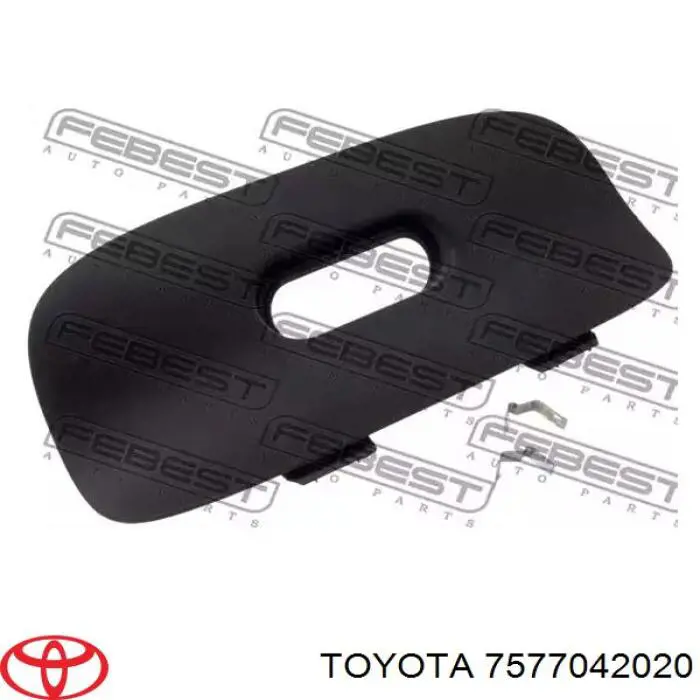 7577042020 Toyota молдинг капота