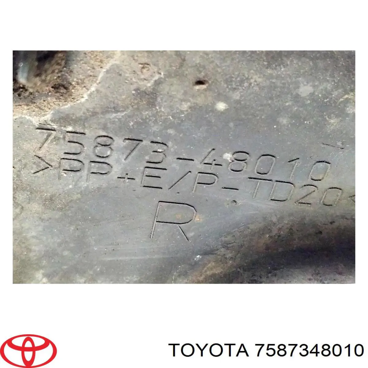 Расширитель заднего крыла, правый Toyota 7587348010 цена, от 12.65 USD
