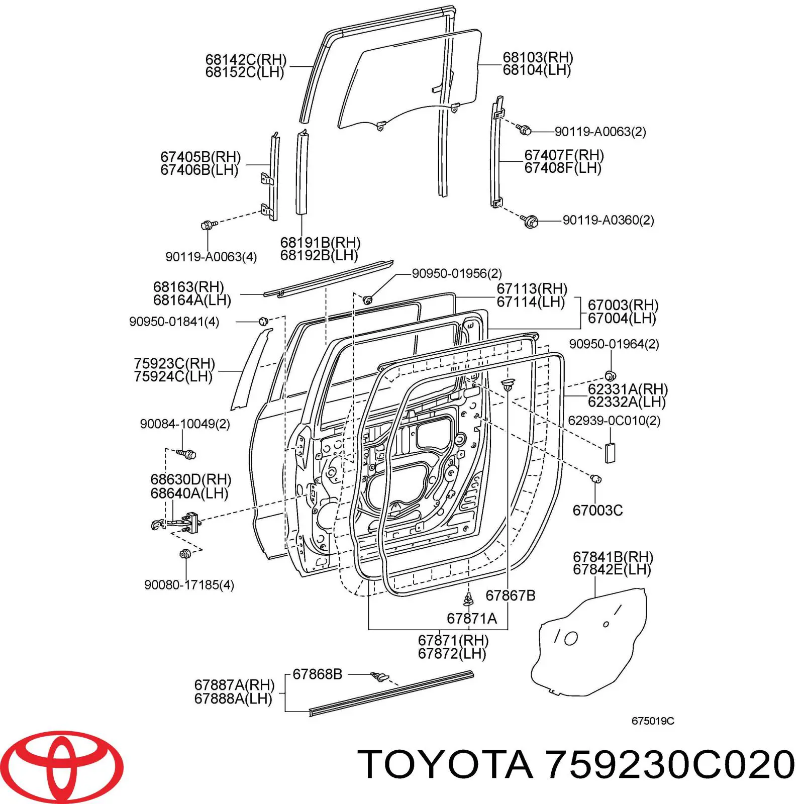  759230C020 Toyota