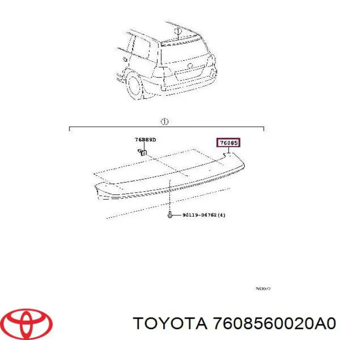  7608560020A1 Toyota