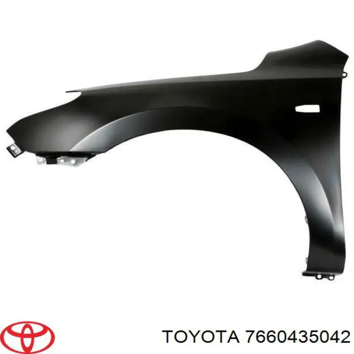 Брызговик передний левый Toyota 7660435042 цена, от 76.19 USD