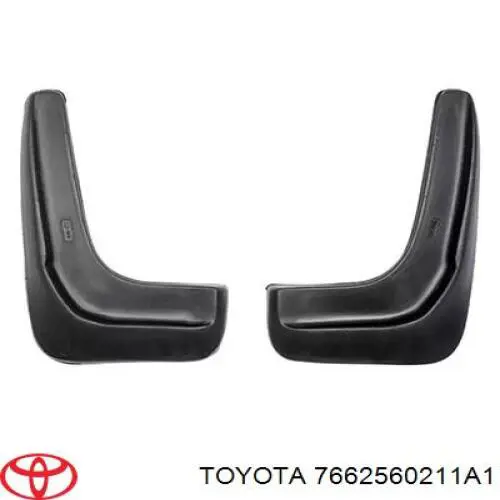 Брызговик задний правый 7662560211A1 Toyota