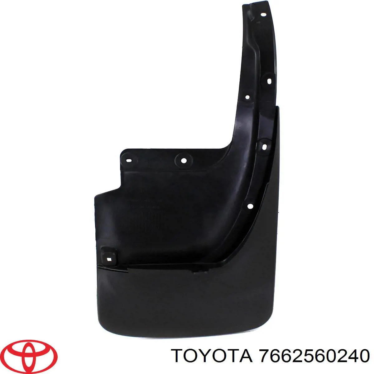 7662560240 Toyota protetor de lama traseiro direito
