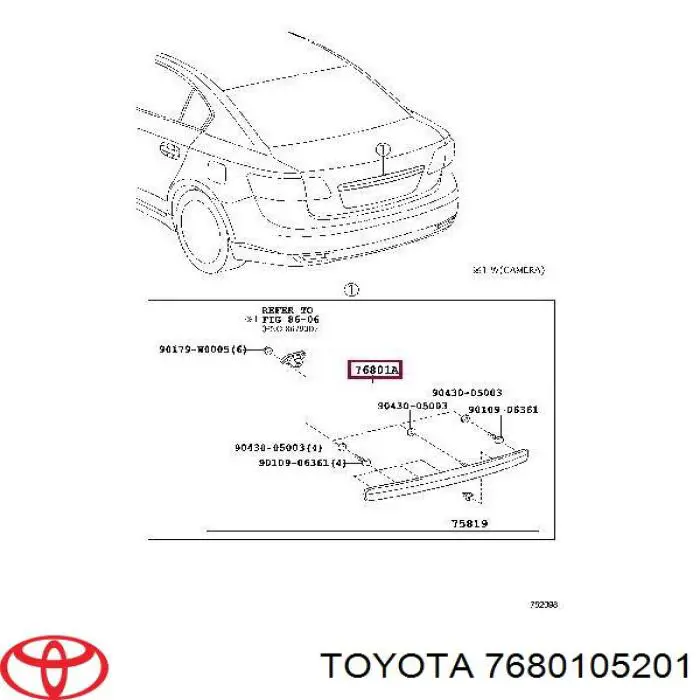 7680105201 Toyota 