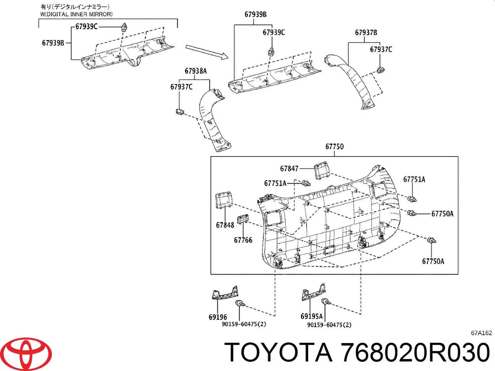 768020R030 Toyota 