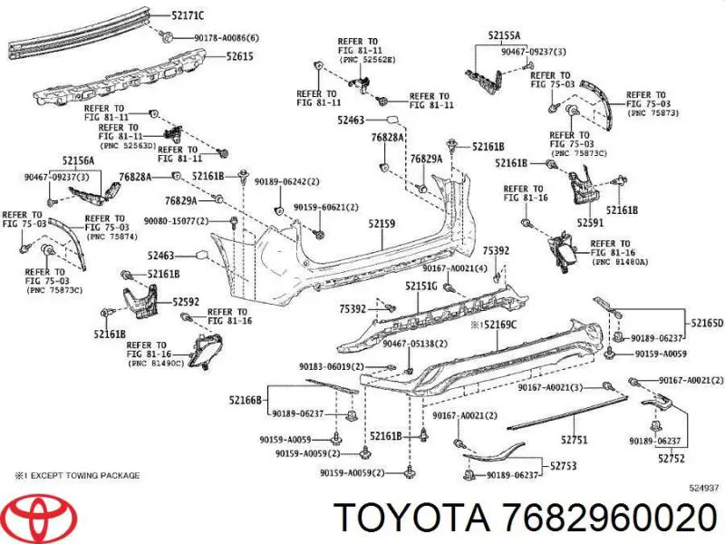  7682960020 Toyota