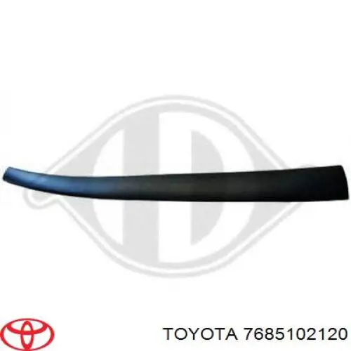 7685102120 Toyota спойлер переднего бампера правый