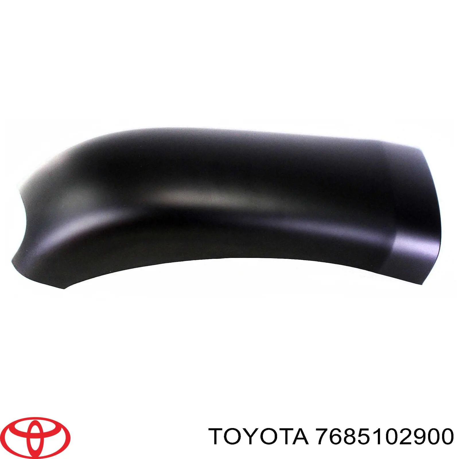 7685102900 Toyota Молдинг бампера переднего правый