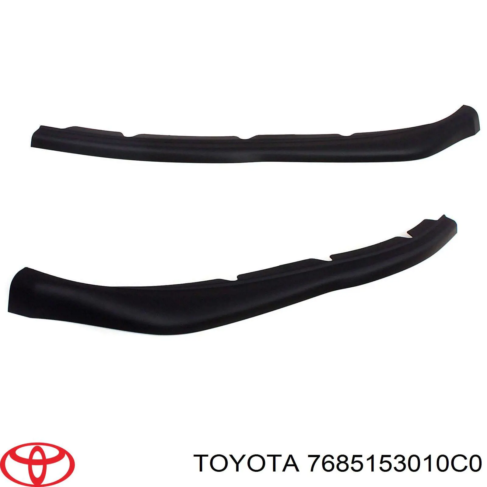 7685153010C0 Toyota spoiler direito do pára-choque dianteiro