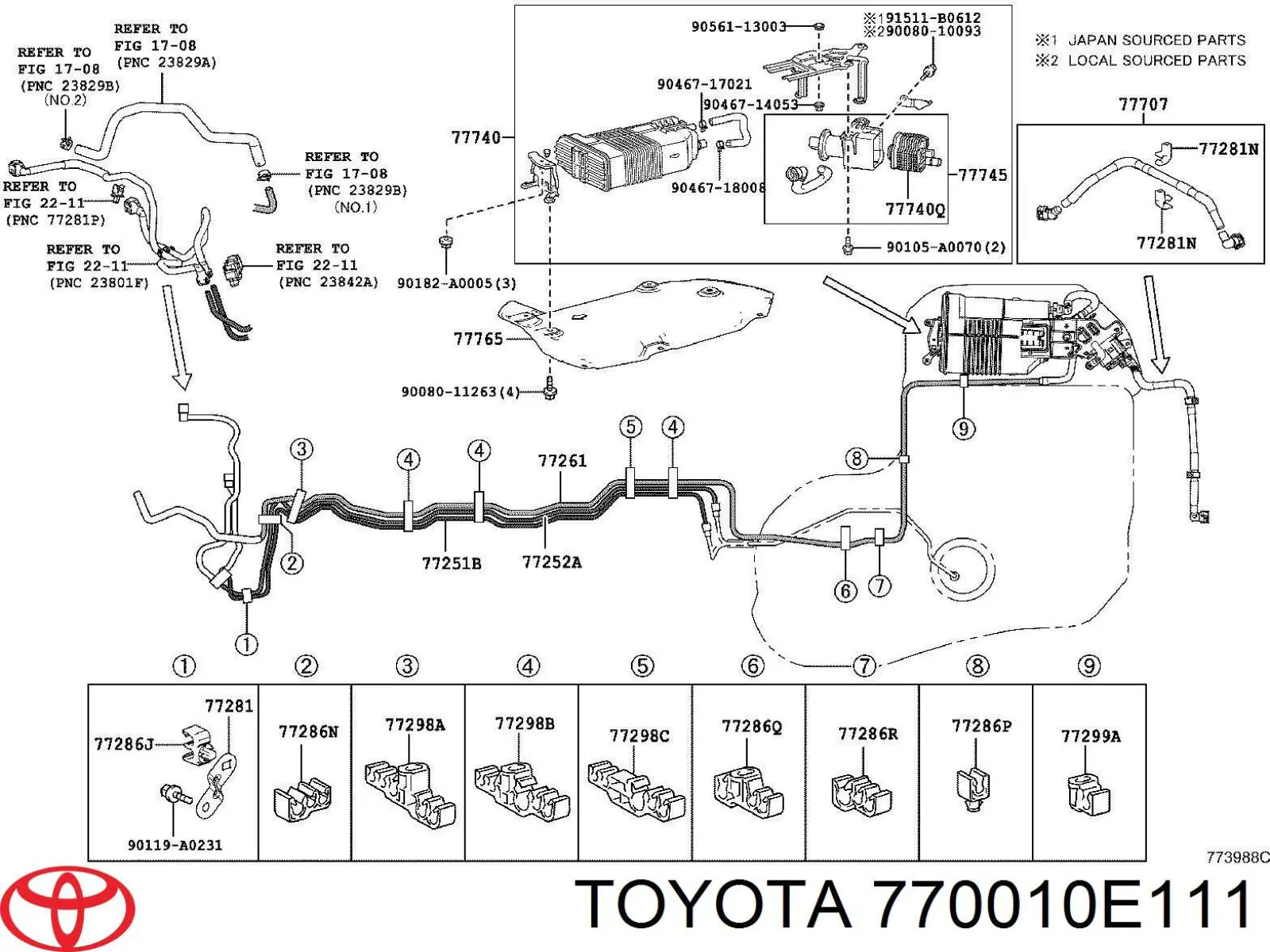  770010E111 Toyota