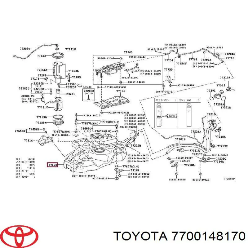  7700148170 Toyota