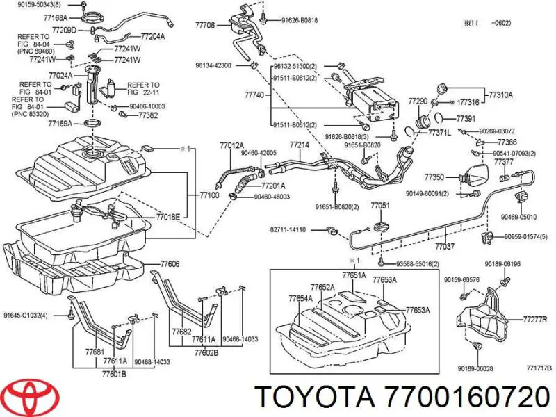 7700160720 Toyota 