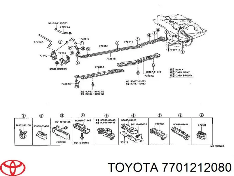  7701212080 Toyota