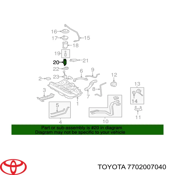  7702007040 Toyota