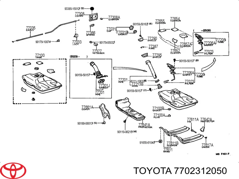 7702312050 Toyota 