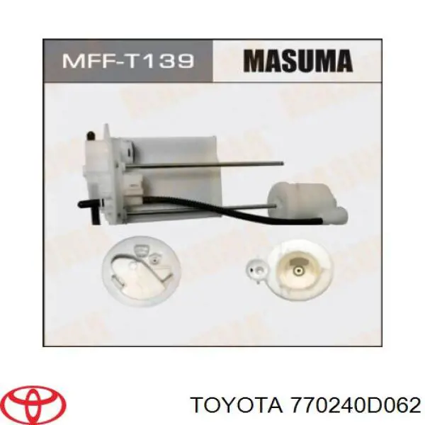 Фильтр тонкой очистки топлива Toyota 770240D062 цена, от 9.21 USD