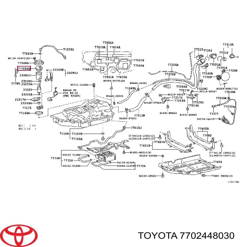 7702448030 Toyota 