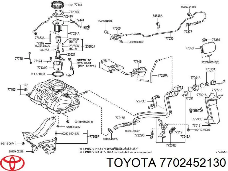 7702452130 Toyota 