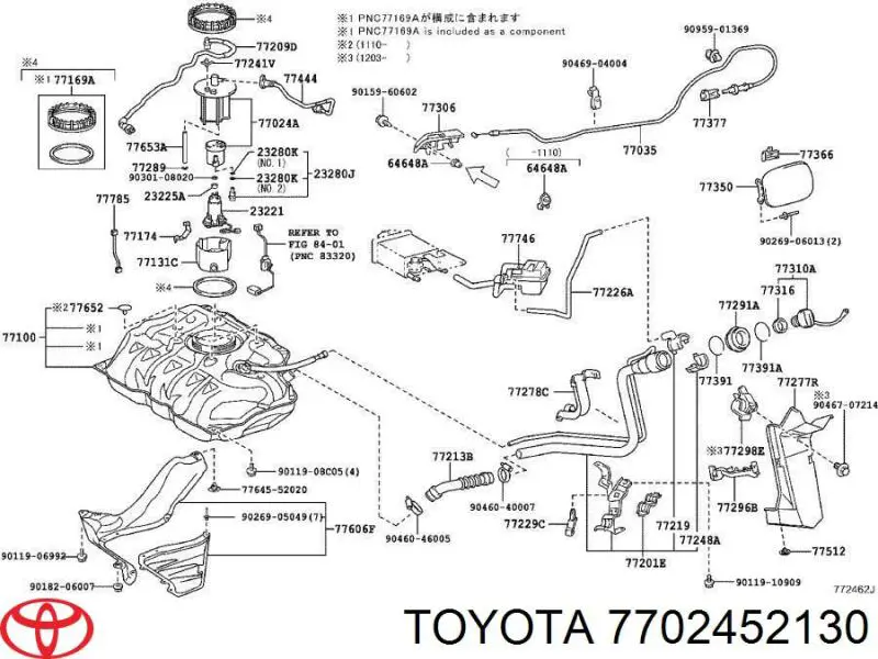 Фильтр тонкой очистки топлива Toyota 7702452130 цена, от 9.76 USD